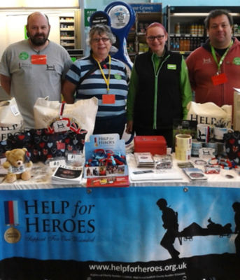 Help for Heroes at Asda Bishop Auckland