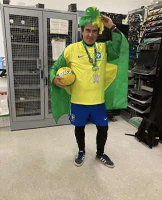 Asda stores across England are showing their support for the England football team