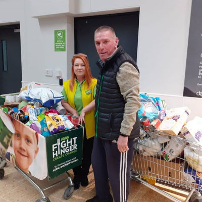 Asda Blantyre food bank donations