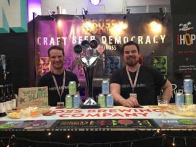 Drew at the Craft Rising festival