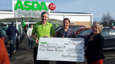 Asda Boston supported the Big Boston Clean Up