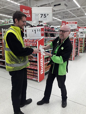 Anton Binder from Asda Brighton Marina is a magician in his spare time