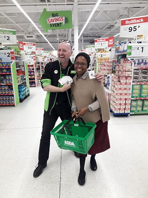 Anton Binder from Asda Brighton Marina is a magician in his spare time