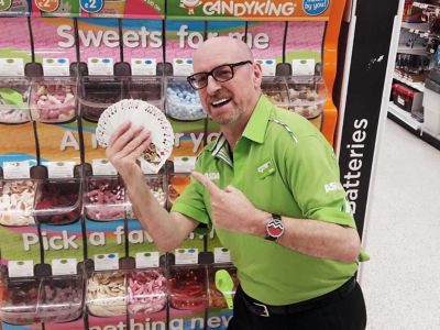 Anton Binder from Asda Brighton Marina is a magician in his spare time