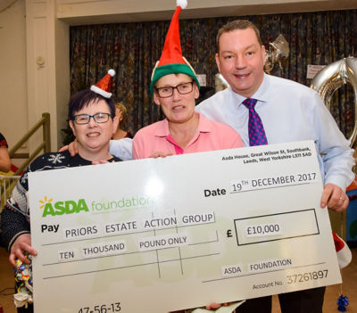 Bury St Edmunds cheque presentation