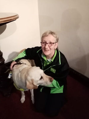 Asda colleague Sue to name guide dog after late husband Arthur