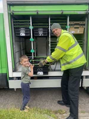 Asda Canterbury home delivery driver Michael Atkinson