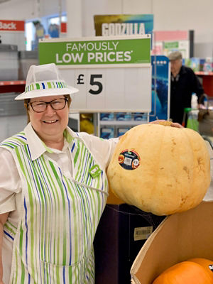 Colleagues at Asda Carcroft get into the Halloween spirit