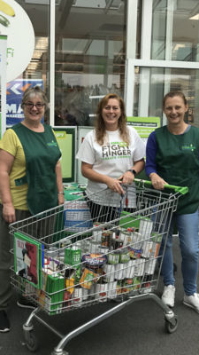 Asda Fight Hunger Create Change at Asda Cardiff Bay