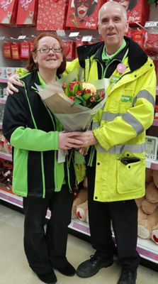 Valentine's Day at Asda Tonypandy