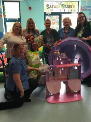 Asda Charlton community champion Caroline Pettican celebrates 10 years of the Asda community programme
