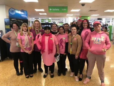 Asda Charlton community champion Caroline Pettican celebrates 10 years of the Asda community programme