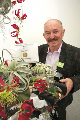 Award for John at Chelsea Flower Show 