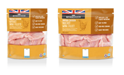 Asda chicken pouches use less plastic