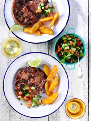 Chilli and Lime sizzle steaks