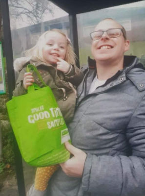Chloe Williams loves her Asda bag