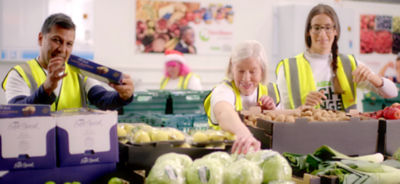 Leicester FareShare volunteer Christine Bromley