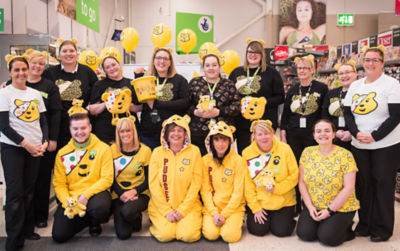 BBC Children in Need at Asda Larne