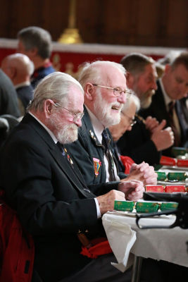 Asda Christmas party for members of Clacton-on-Sea Veterans' Breakfast Club
