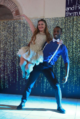 Jive dancers at the extra special Christmas surprise from Amy Openshaw at Asda Clacton-on-Sea