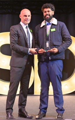 Award for Nottingham home delivery driver Habeel who rescued baby from house fire