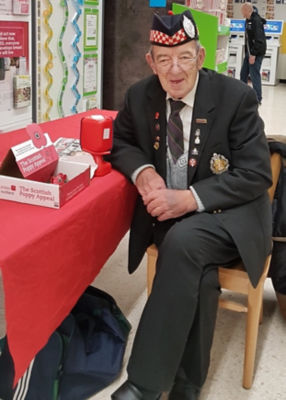 Poppy Appeal at Asda Falkirk