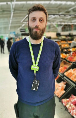 David Dalziel from Asda Toryglen is starring in the new Asda TV advert