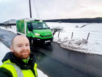 Asda home shopping colleague Declan