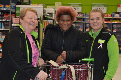 Colleagues at Asda Dewsbury go extra mile to help blind shopper Tmara