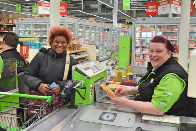 Colleagues at Asda Dewsbury go extra mile to help blind shopper Tmara