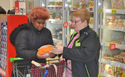Colleagues at Asda Dewsbury go extra mile to help blind shopper Tmara