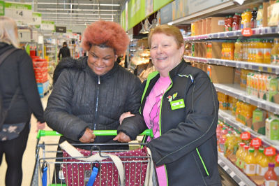 Colleagues at Asda Dewsbury go extra mile to help blind shopper Tmara