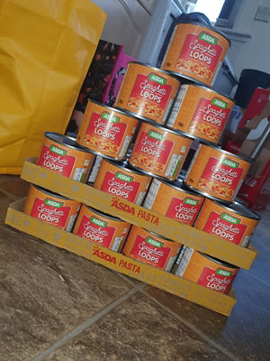 Lisa Calder appealed on Facebook for her son Duncan's favourite Asda Spaghetti Loops