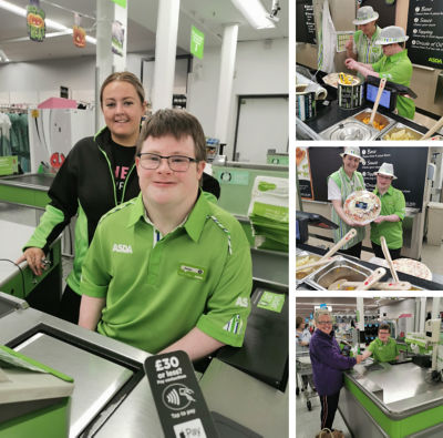 Tor Bank School pupil James enjoys works experience at Asda Dundonald