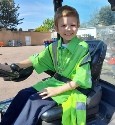 VIP tour of Asda North Hykeham for number one fan Ethan Codd 