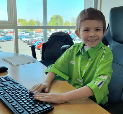 VIP tour of Asda North Hykeham for number one fan Ethan Codd 