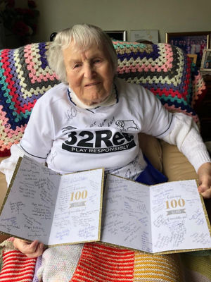 Asda Derby helps Eunice Dring celebrate her 100th birthday