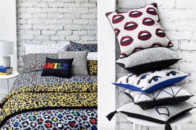 Bedding and cushions in Expressions trend