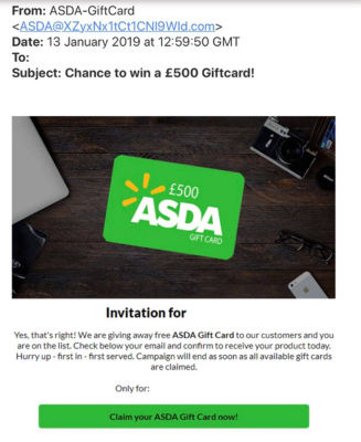 Scam email