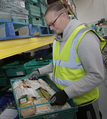 Leeds FareShare volunteer Steph