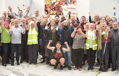 A new FareShare East Midlands depot opened thanks to the Asda Fight Hunger Create Change programme