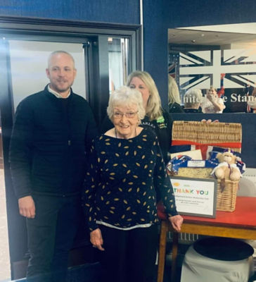 Asda Cumbernauld coronation party with Cumbernauld Royal British Legion