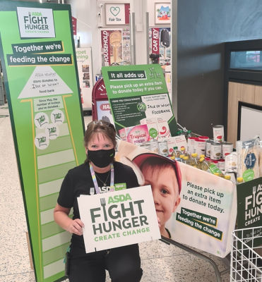 Asda Fight Hunger Create Change collection drive for local food banks