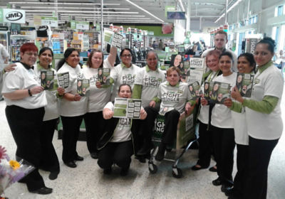 Asda Fight Hunger Create Change at Asda Leicester Abbey Lane