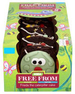 Asda Frieda the Free From Caterpillar Cake