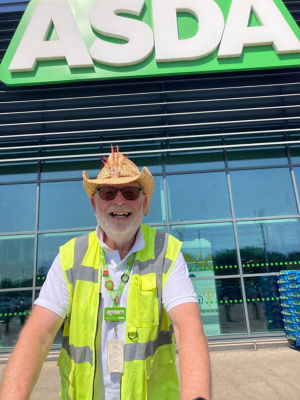 Friendly porter Rick Morton from Asda Gillingham Pier
