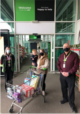 Asda Glenrothes Ukraine donation