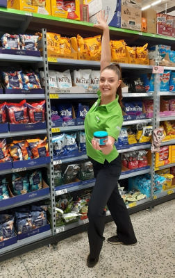 Laura Fulgenzi from Asda Gosforth has gone viral on TikTok for her dances