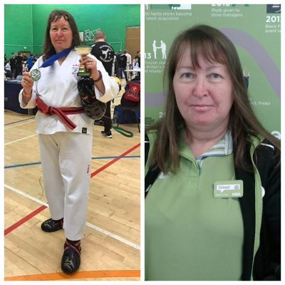 Dianne Musham from Asda Gosforth has won medals for taekwondo