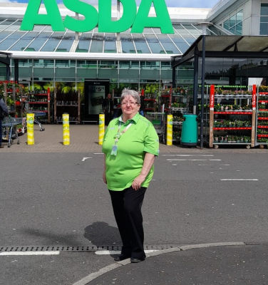 Asda Govan community champion Wilma McHardy